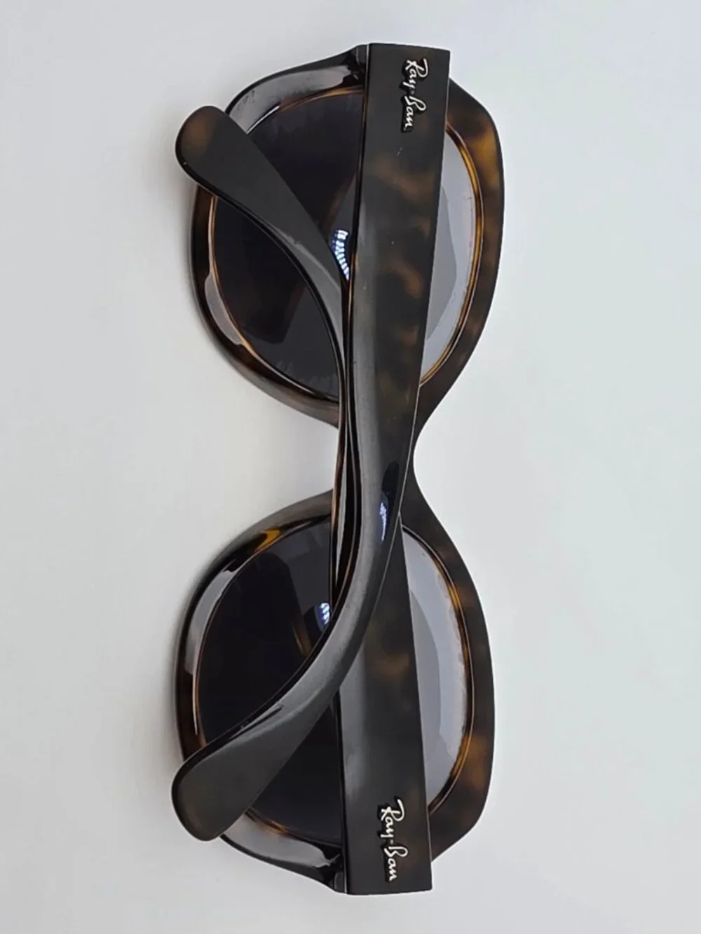 Ray-Ban RB4191 710/71 Light Havana Frame Polarized Grey Lens Sunglasses Italy